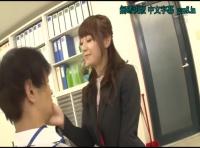 黒パンストの不倫だいすき女子社員がオフィスで不倫セックス